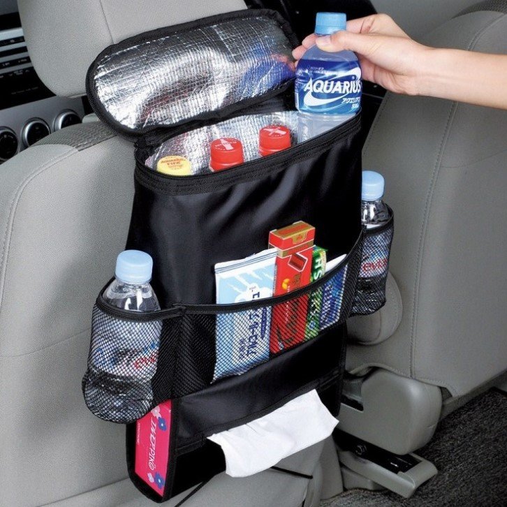 multi function car backseat organizer with aluminium foil