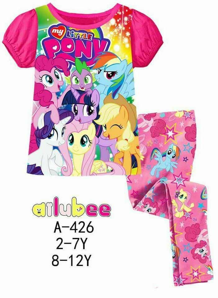 my little pony ailubee pyjamas (a 426) 3y