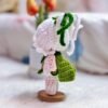 mini version nahida anime genshin cute handmade crochet amigurumi patung doll toy present hadiah girl boy budak adult birthday