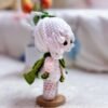 mini version nahida anime genshin cute handmade crochet amigurumi patung doll toy present hadiah girl boy budak adult birthday
