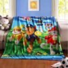 [ready stock] paw patrol super soft coral fleece blanket selimut bigger size 1.5x2m