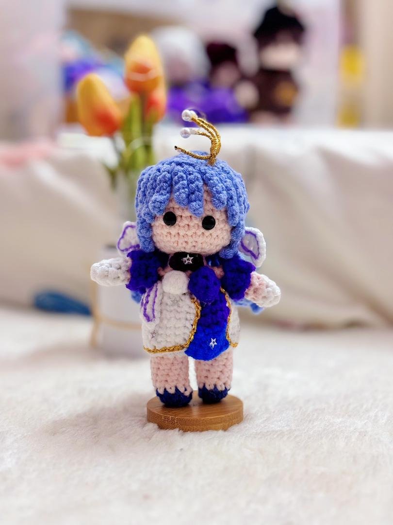 mini version robin anime honkai star rail hsr cute handmade crochet amigurumi patung doll toy present hadiah girl boy budak adult birthday mini version robin anime honkai star rail hsr cute handmade crochet amigurumi patung doll toy present hadiah girl boy budak adult birthday