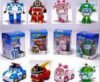 robocar poli deformation toy poli, helly, roy, amber