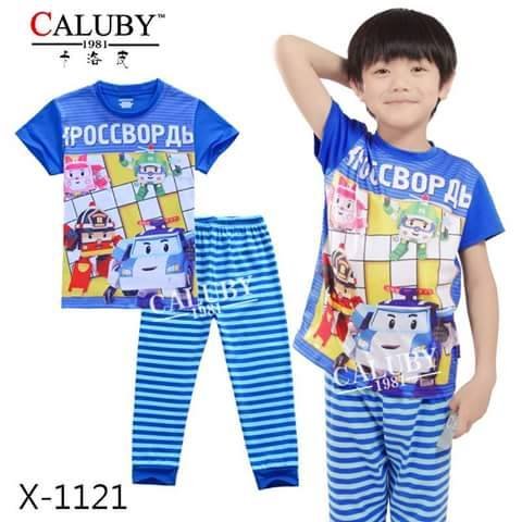 robocar pyjamas (size 2 y) caluby