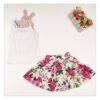 girl set top+ flowerskirt sa4229