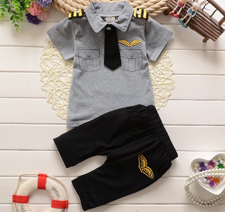 SMART Pilot Boy Girl Top Pant Set 3Y