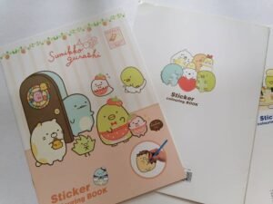27x20.5CM (L) Stickers Coloring Colouring Books Buku Mewarna 27x20.5cm (l) stickers coloring colouring books buku mewarna