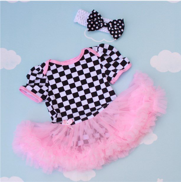 tutu zebra romper 005 (no headband)