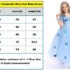 disney cinderella elegance costume dress with butterfly white 130