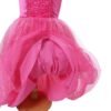 disney cinderella elegance costume dress with butterfly pink 120 130