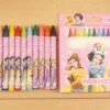 12pcs color crayon disney cartoon design