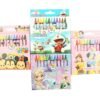 12pcs color crayon disney cartoon design