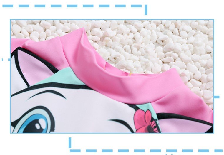 2810 boy girl kids floating swimming suit baju renang swimwear + cap cat m , l , xl 2810 boy girl kids floating swimming suit baju renang swimwear + cap cat m , l , xl