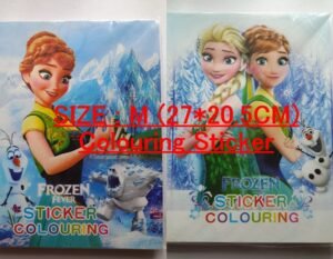 27x20.5cm (l) stickers coloring colouring books buku mewarna