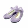 kids girl jelly shoes crystal sandal sofia rapunzel cinderella belle aurora frozen elsa blue pink purple princess disney costume pretend play birthday gift hadiah harijadi party