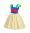 KNIT COTTON SNOW WHITE DRESS