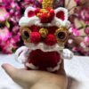 handmade crochet cny edition lion dance amigurumi patung doll decoration gift stuffed present hadiah
