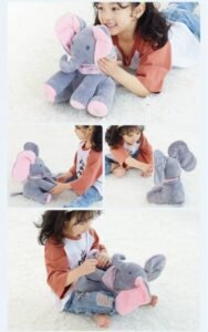 [ready stock] cute peek a boo flappy singing musical elephant batch 23