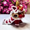 handmade crochet cny edition lion dance amigurumi patung doll decoration gift stuffed present hadiah