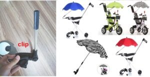 payung umbrella + clip on for stroller | bicycle | magic stroller