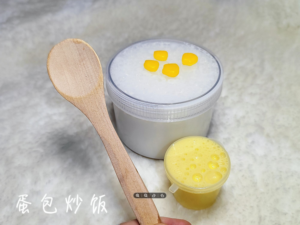 omurice fluffy slime set 蛋包炒饭 起泡胶 史莱姆 200ml