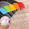 silicone cake baking butter spatula mixing scraper kitchen tool heat resistant
