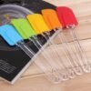 silicone cake baking butter spatula mixing scraper kitchen tool heat resistant
