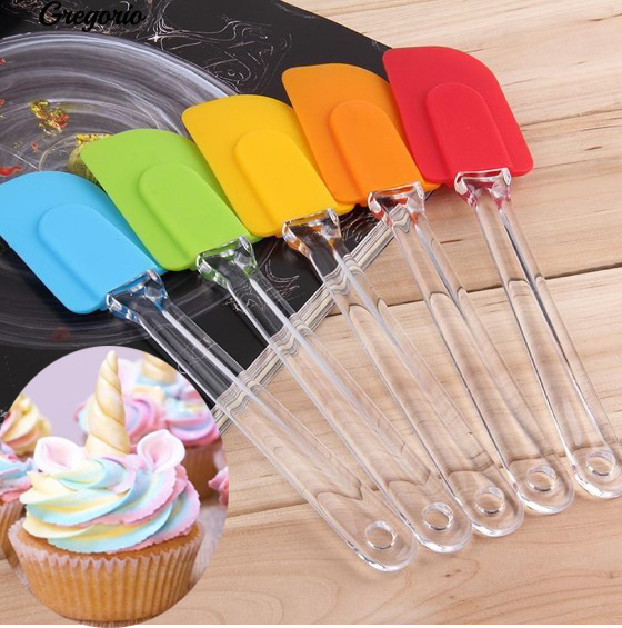 silicone cake baking butter spatula mixing scraper kitchen tool heat resistant